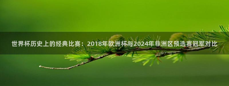 世界杯亚洲区预选赛赛程表：世界杯历史上的经典比赛：2018年欧洲杯与2024年非洲区预选赛冠军对比